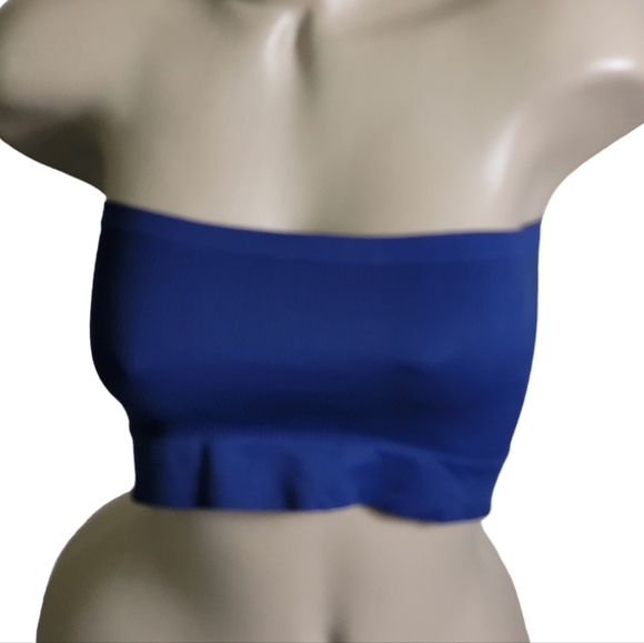 Intimately Free People Bandeau in Blue Tube Top - M/L - Picture 3 of 5